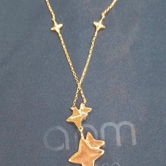 APM Monaco Double Météorites Rose Gold Adjustable Necklace - Picture 4 of 6